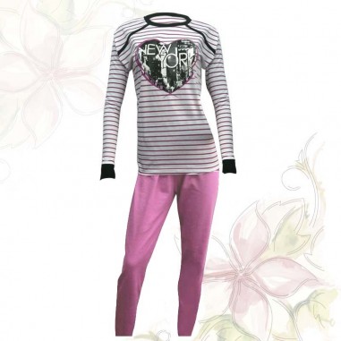 Pijama Don JuanLiso Dama Rayado con... Pijama Don JuanLiso Dama Rayado con...