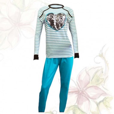 Pijama Don JuanLiso Dama Rayado con... Pijama Don JuanLiso Dama Rayado con...