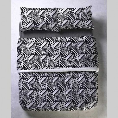 Juego de Sabanas Pierre Balmain Galant Black  para King Size con 2 Fundas de Almohada, de 132 Hilos en Algodón y Poliester. Juego de Sabanas Pierre Balmain Galant Black  para King Size con 2 Fundas de Almohada, de 132 Hilos en Algodón y Poliester.